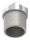 Rohrsattel für Rohr 33,7x2,0mm, Anschluss oben: Rohr 42,4mm, V2A