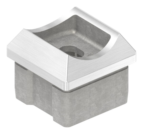 Rohrsattel, für 40 x 40 x 2,0mm, oben für...