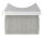 Rohrsattel, für 40 x 40 x 2,0mm, oben für Ø 42,4mm, V2A