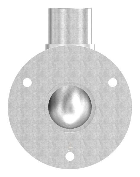Wandhalter 90°, zum Stecken, für Rohr 33,7x2,0mm, V2A