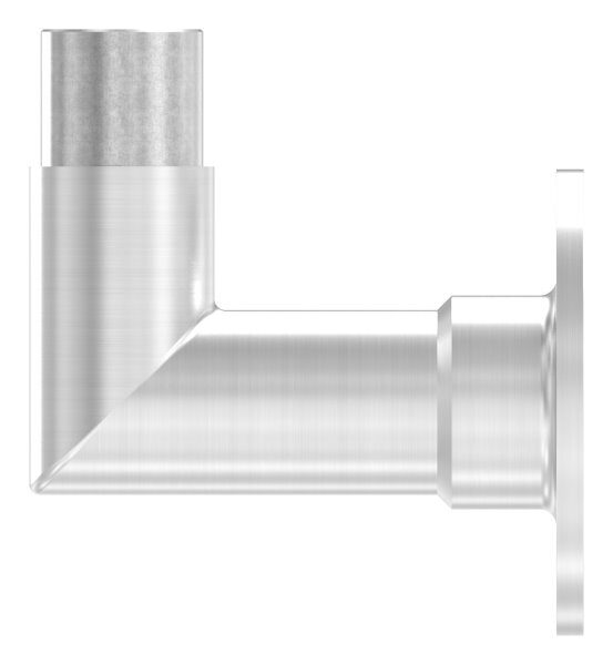 Wandhalter 90°, zum Stecken, für Rohr 33,7x2,0mm, V2A