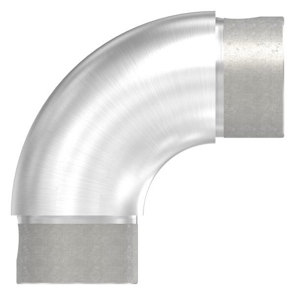 Rohrbogen 90°, zum Stecken, verstellbar, für Rohr 48,3x2,0mm, V2A