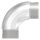 Rohrbogen 90°, zum Stecken, verstellbar, für Rohr 48,3x2,0mm, V2A