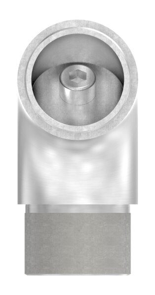 Rohrbogen 90°, zum Stecken, verstellbar, für Rohr 42,4x2,5mm, V2A