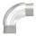 Rohrbogen 90°, zum Stecken, verstellbar, für Rohr 42,4x2,5mm, V2A