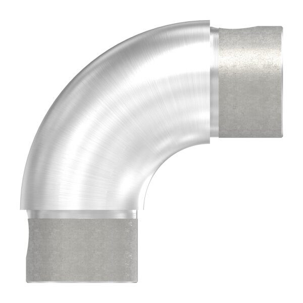 Rohrbogen 90°, zum Stecken, verstellbar, für Rohr 42,4x2,0mm, V4A
