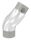 Rohrbogen 90°, zum Stecken, verstellbar, für Rohr 42,4x2,0mm, V4A