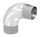 Rohrbogen 90°, zum Stecken, verstellbar, für Rohr 42,4x2,0mm, V4A