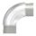 Rohrbogen 90°, zum Stecken, verstellbar, für Rohr 42,4x2,0mm, V4A