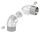 Rohrbogen 90°, zum Stecken, verstellbar, für Rohr 42,4x2,0mm, V4A