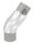 Rohrbogen 90°, zum Stecken, verstellbar, für Rohr 33,7x2,0mm, V2A