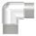 Rohrbogen 90° eng, zum Stecken, für Rohr 33,7x2,0mm, V2A