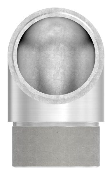Rohrbogen 90° eng, zum Stecken, für Rohr 42,4x2,0mm, V2A