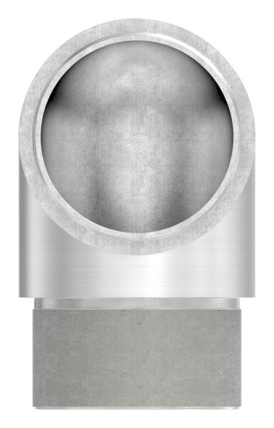 Rohrbogen 90° eng, zum Stecken, für Rohr 42,4x2,5mm, V2A
