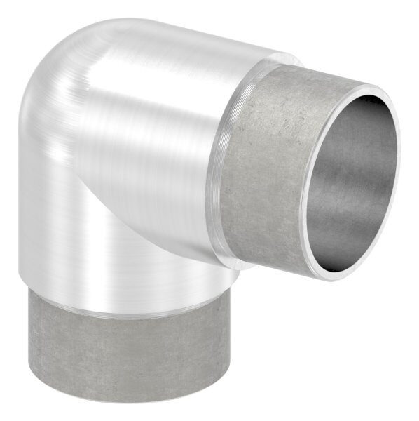 Rohrbogen 90° eng, zum Stecken, für Rohr 42,4x2,0mm, V4A