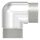 Rohrbogen 90° eng, zum Stecken, für Rohr 42,4x2,0mm, V4A