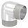 Rohrbogen 90° eng, zum Stecken, für Rohr 48,3x2,0mm, V2A