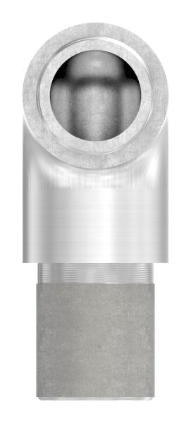 Rohrbogen 90° eng, zum Stecken, für Rohr 21,3x2,0mm, V2A