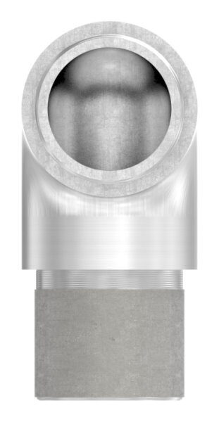 Rohrbogen 90° eng, zum Stecken, für Rohr 26,9x2,0mm, V4A