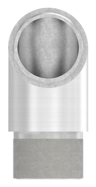 Eckstück 90°, zum Stecken, für Rohr 33,7x2,0mm, V2A