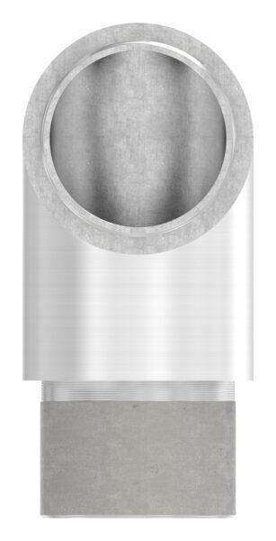 Eckstück 90°, zum Stecken, für Rohr 33,7x2,5mm, V2A