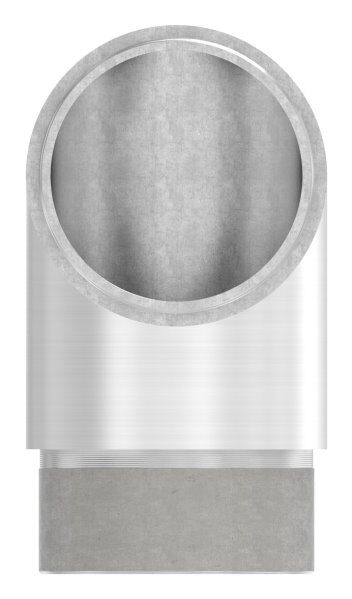 Eckstück 90°, zum Stecken, für Rohr 48,3x2,0mm, V2A