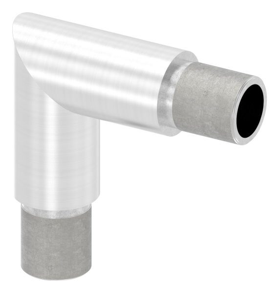 Eckstück 90°, zum Stecken, für Rohr 21,3x2,0mm, V4A