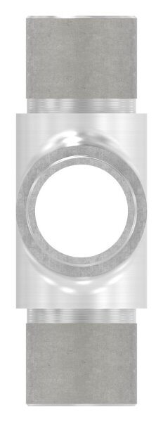 Kreuzstück mit gleichen Abgängen, zum Stecken, für Rohr 26,9x2,0mm, V2A