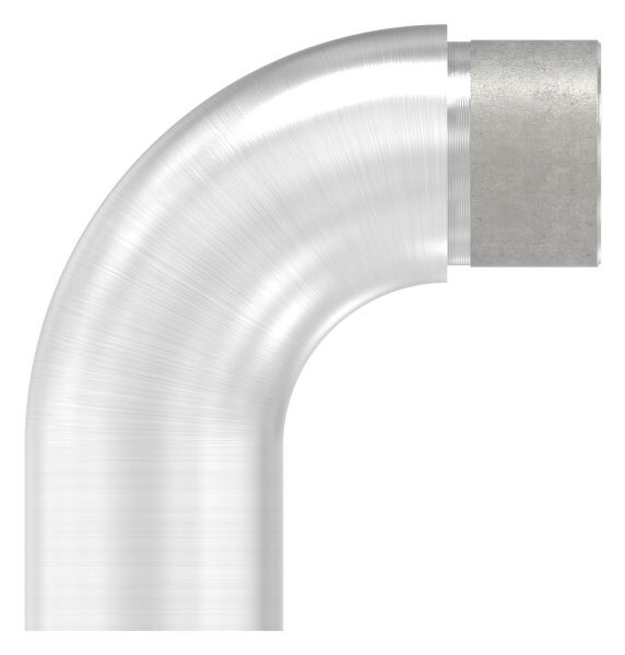 Endbogen 90°, zum Stecken, für Rohr 33,7x2,0mm,...