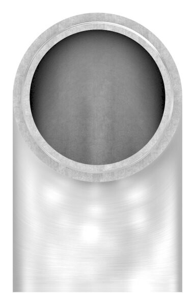 Endbogen 90°, zum Stecken, für Rohr 40,0x2,0mm,flach, V2A