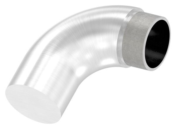Endbogen 90°, zum Stecken, für Rohr 42,4x2,0mm,...