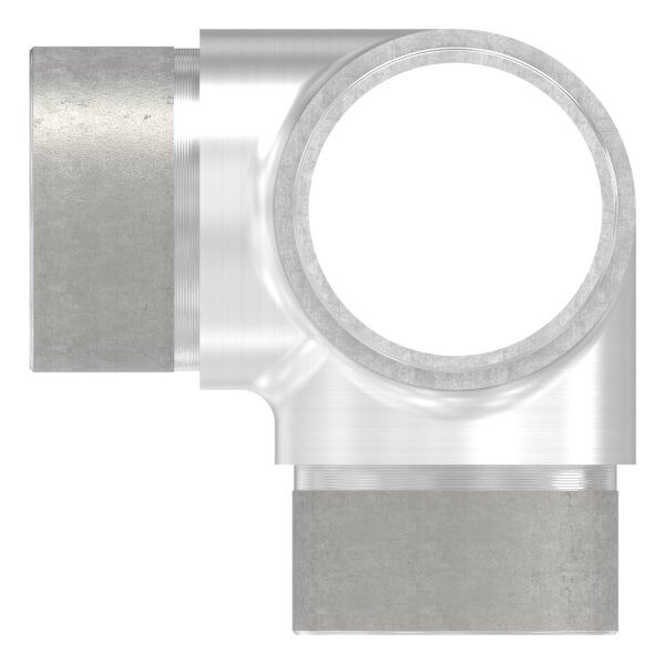 T-Stück mit seitlichem Abgang, zum Stecken, alle Abgänge für Rohr 42,4x2,0mm, V2A