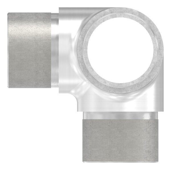 T-Stück mit seitlichem Abgang, zum Stecken, alle Abgänge für Rohr 33,7x2,0mm, V2A