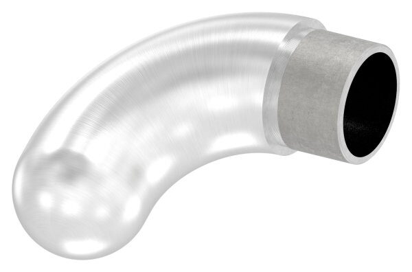 Endbogen 90°, zum Stecken, für Rohr 33,7x2,0mm,...