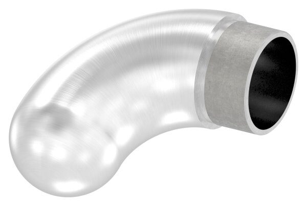 Endbogen 90°, zum Stecken, für Rohr 42,4x2,0mm,...