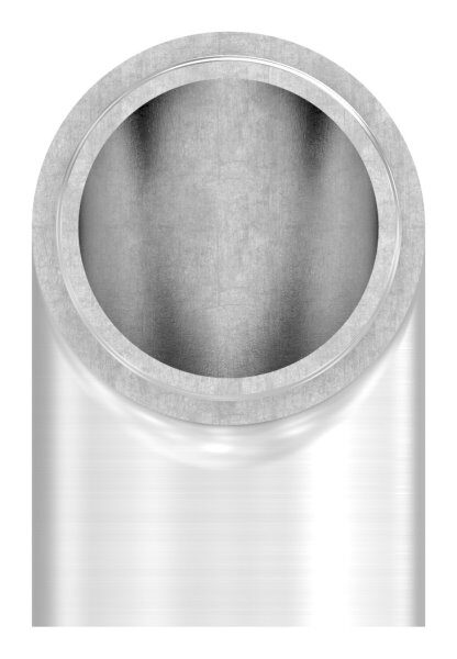 Endbogen 90°, zum Stecken, für Rohr 33,7x2,0mm, V2A