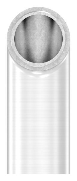 Endbogen 90°, zum Stecken, für Rohr 33,7x2,0mm in langer Ausführung, V2A