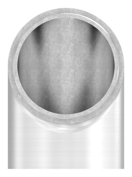 Endbogen 90°, zum Stecken, für Rohr 48,3x2,0mm, V2A
