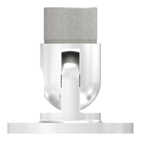 Wandhalter flexibel, zum Stecken, für Rohr 33,7x2,0mm, V2A