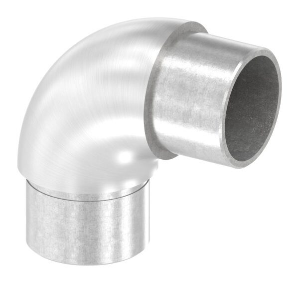 Rohrbogen 90° eng, zum Stecken, für Rohr 33,7x2,0mm, V2A