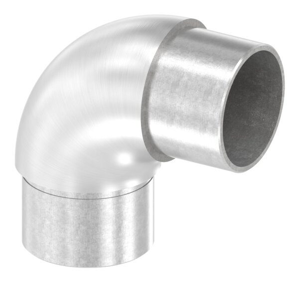 Rohrbogen 90° eng, zum Stecken, für Rohr 42,4x2,0mm, V2A