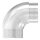 Rohrbogen 90° eng, zum Stecken, für Rohr 48,3x2,0mm, V2A