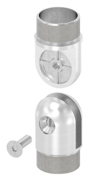 Gelenkstück, zum Stecken, für Rohr 42,4x2,0mm, V2A