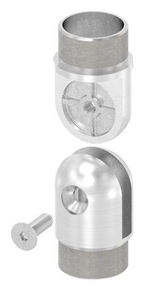 Gelenkstück, zum Stecken, für Rohr 42,4x2,5mm, V2A