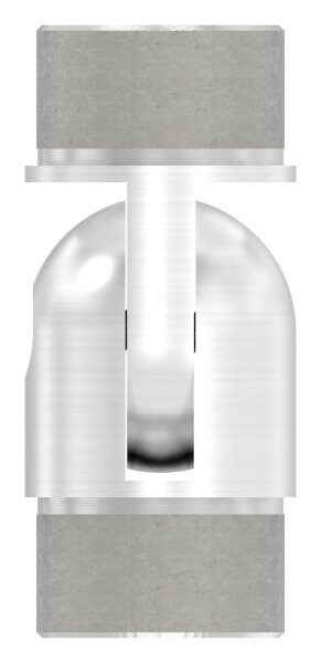 Gelenkstück, zum Stecken, für Rohr 48,3x2,0mm, V2A