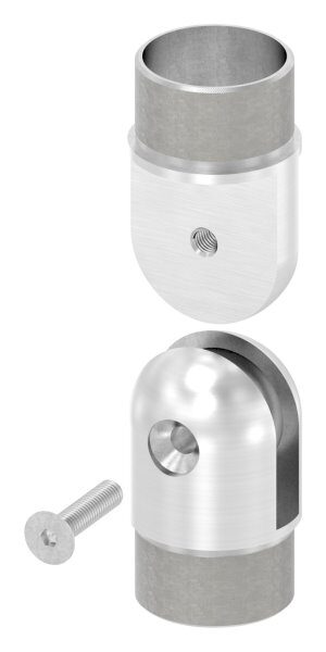 Gelenkstück, zum Stecken, für Rohr 48,3x2,0mm, V2A