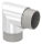 Eckstück 90° kurz, für Rohr 42,4 x 2,0mm, V2A