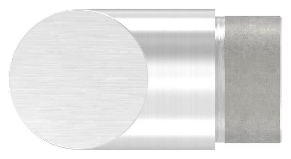 Endbogen 45°, zum Stecken, für Rohr 42,4x2,0mm, V2A