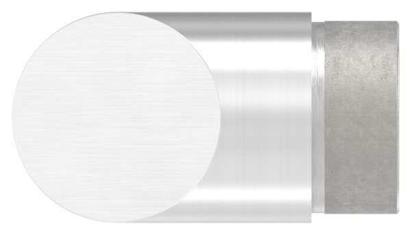 Endbogen 45°, zum Stecken, für Rohr 48,3x2,0mm, V2A