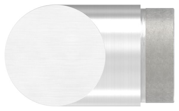 Endbogen 45°, zum Stecken, für Rohr 60,3x2,0mm, V2A